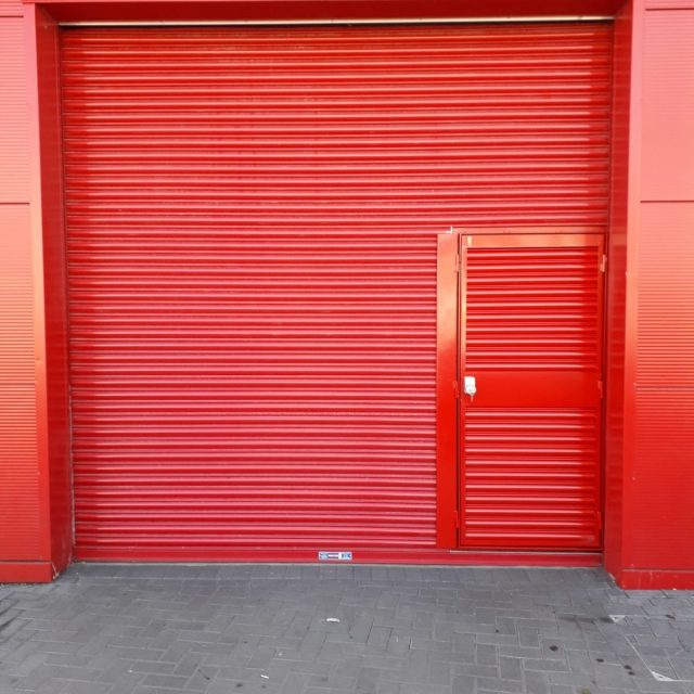 Red Personal Steel Shutter from Complete Shutter Services